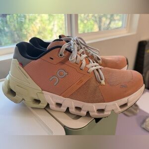 On Running Women's Sneakers in Peach, White & Aloe